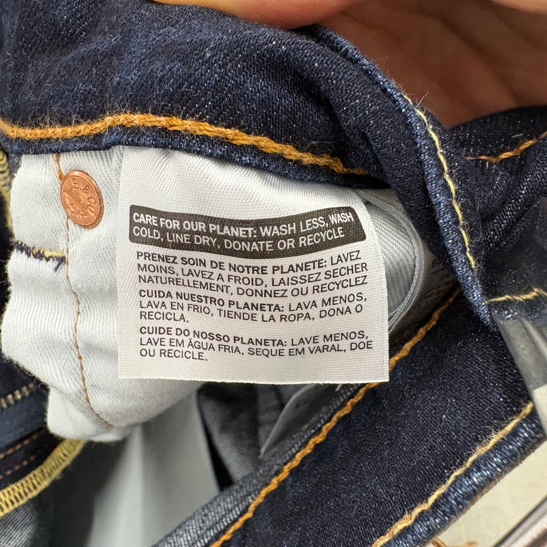 리바이스 505 진청 데님 청바지 31in 상품이미지6