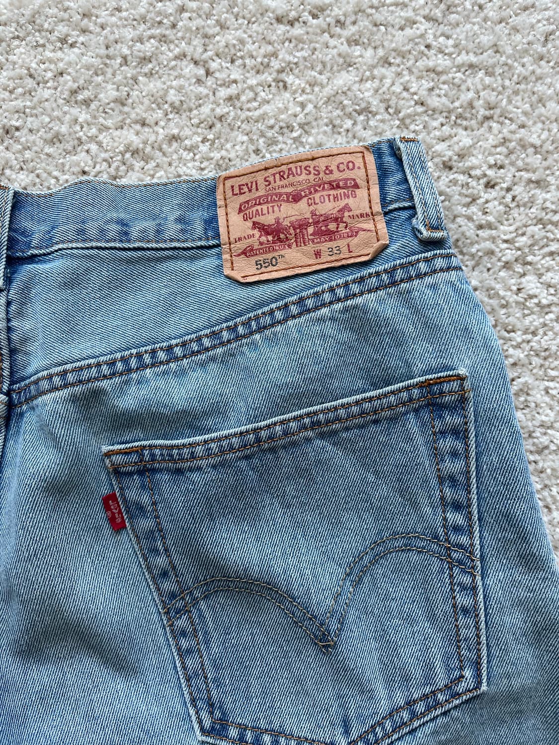 90s Levi's 550 데님 쇼츠 (31-32) 상품이미지9