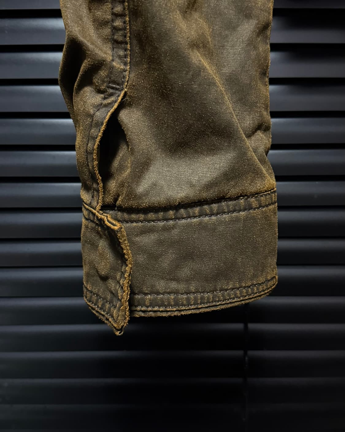 자라 왁스드 워시드 워싱 레더 가죽 브라운 빈티지 크롭 점퍼 항공 ma1 상품이미지6