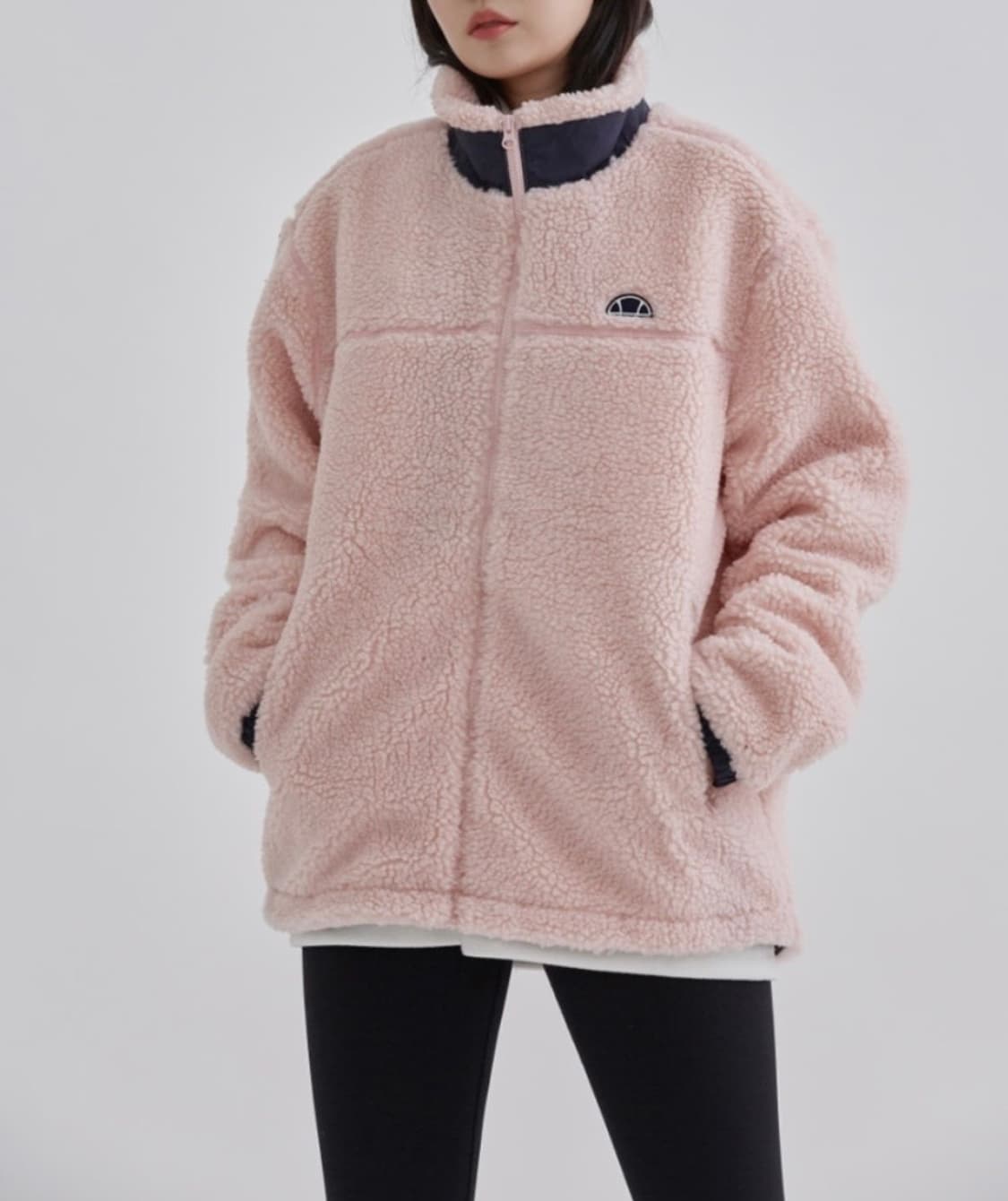 엘레쎄 핑크 후리스 자켓 상품이미지2