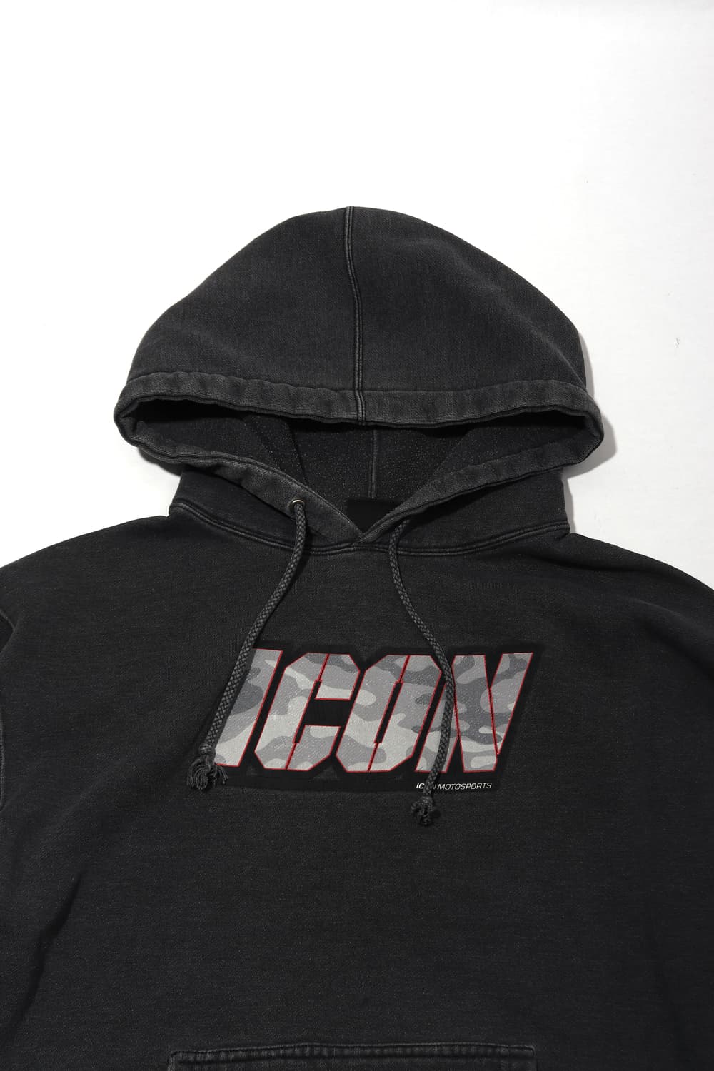 ICON USA MADE 차콜 워싱 후드티 size M 상품이미지3