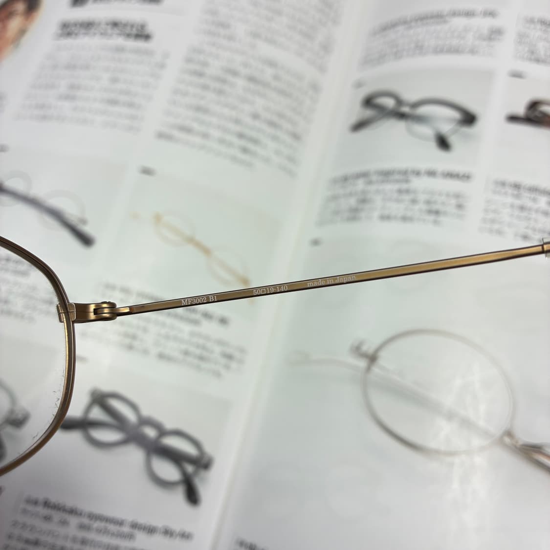 Micedraw Tokyo 마이스드로우 도쿄 무광골드 티타늄 일본 안경 상품이미지5