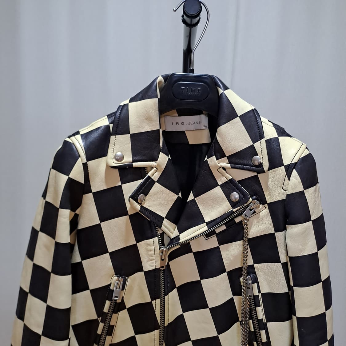 (여성) IRO 체커보드 양가죽 자켓 34 A902 상품이미지2