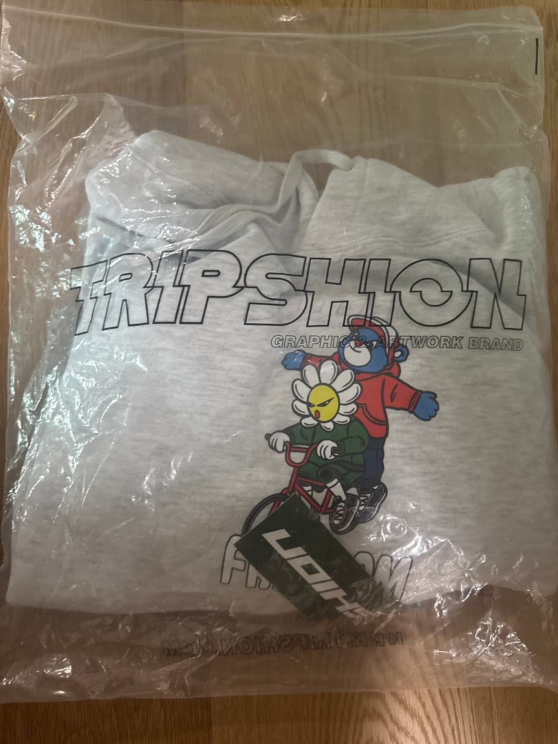 트립션 프리덤 후드티 - 화이트 m 상품이미지2