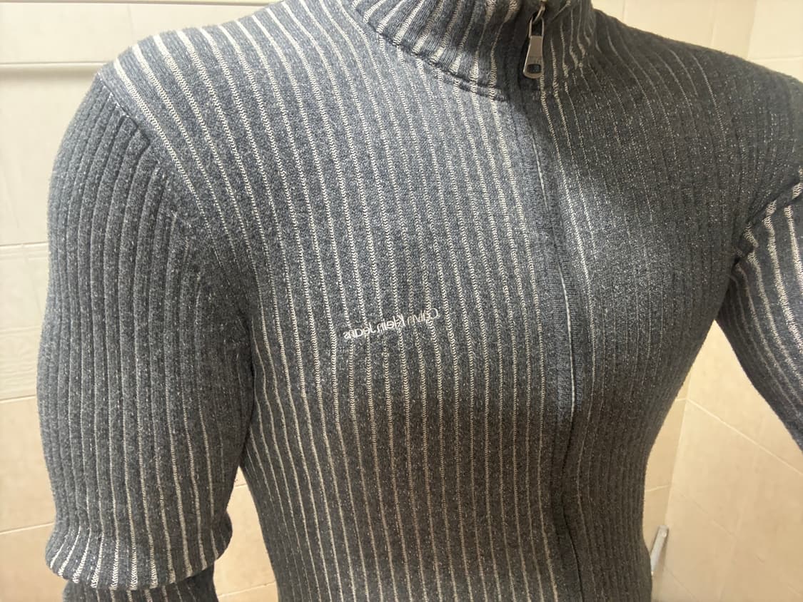 켈빈클라인 니트집업  상품이미지1