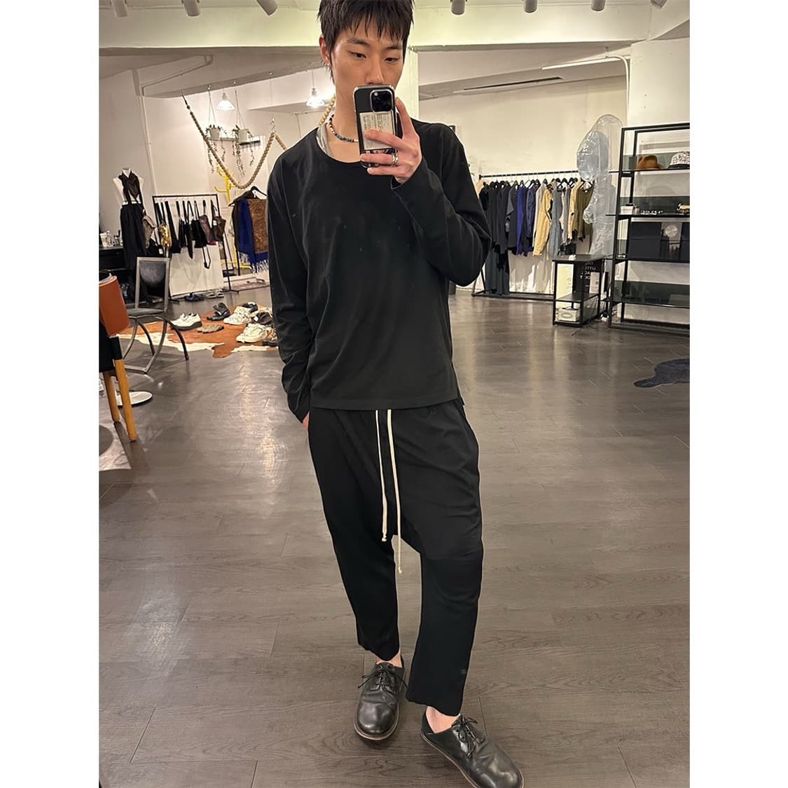 릭오웬스 드로스트링 팬츠 상품이미지4