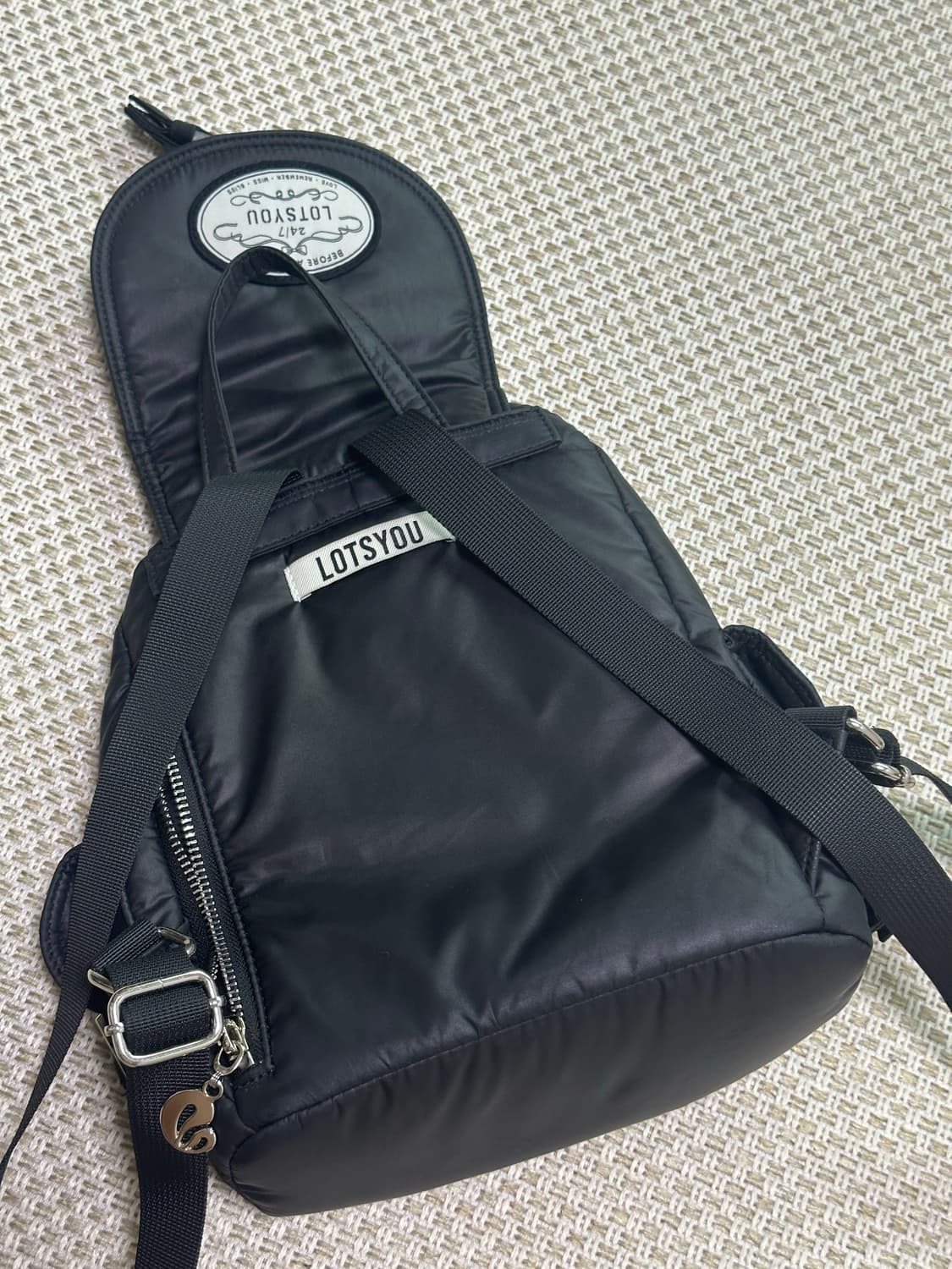 라츠유 백팩 블랙 상품이미지3