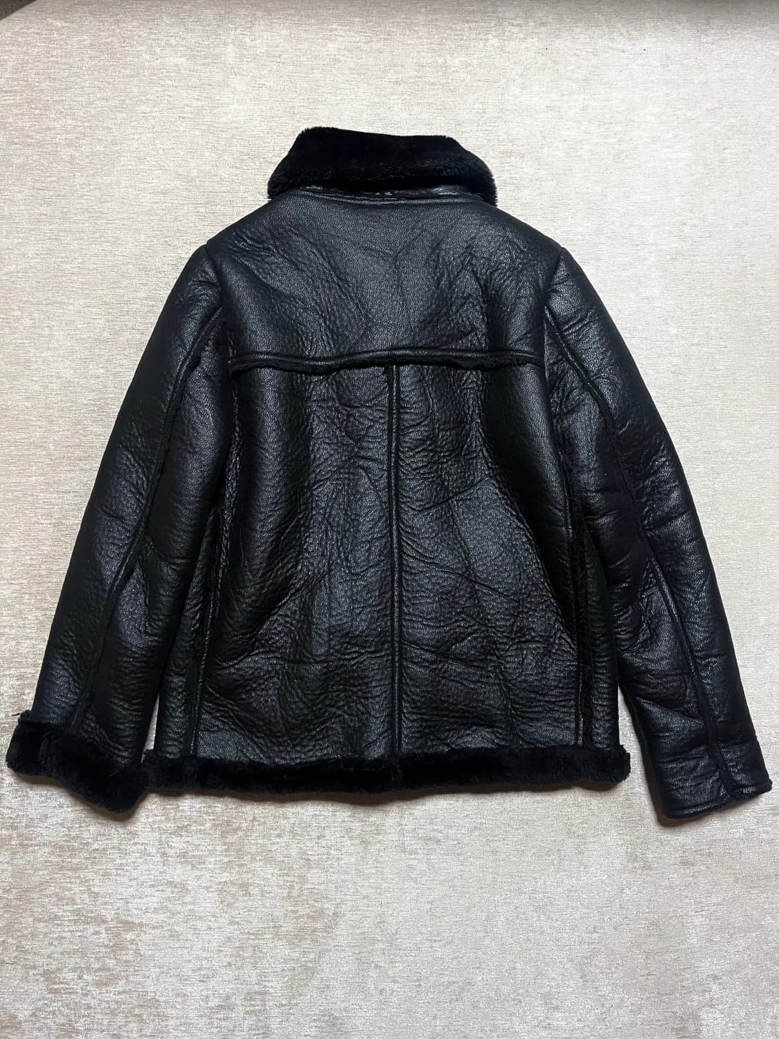 빈티지 가죽 무스탕 자켓 상품이미지3