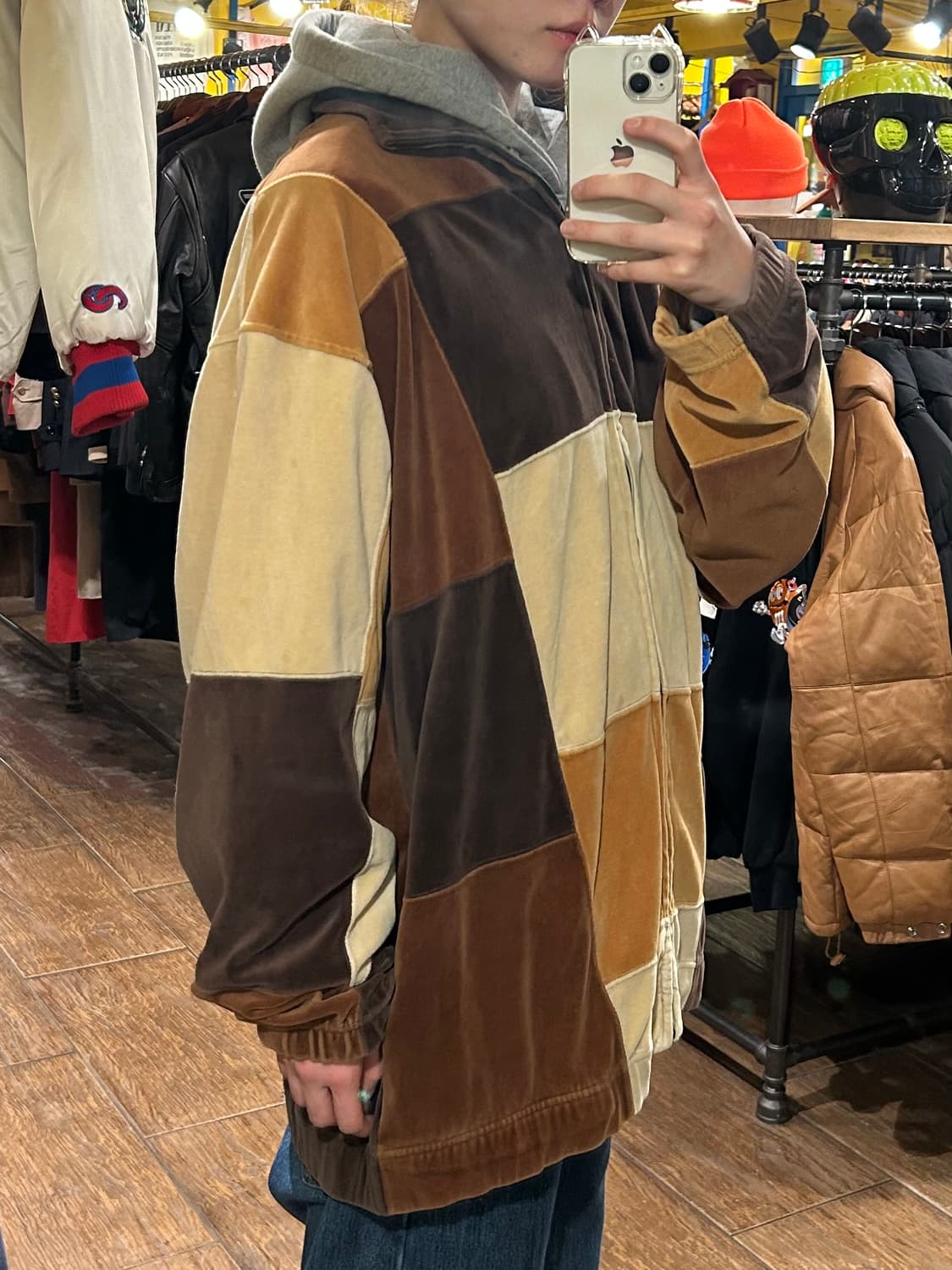 [HI] VTG 브라운 후드 집업 상품이미지3