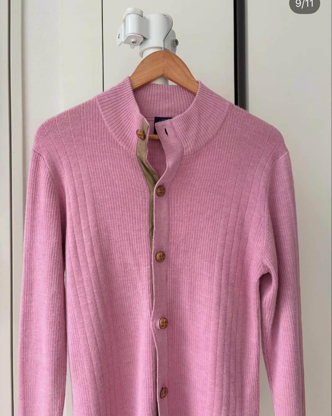 J.Press Soft Pink Rib Cardigan 상품이미지4