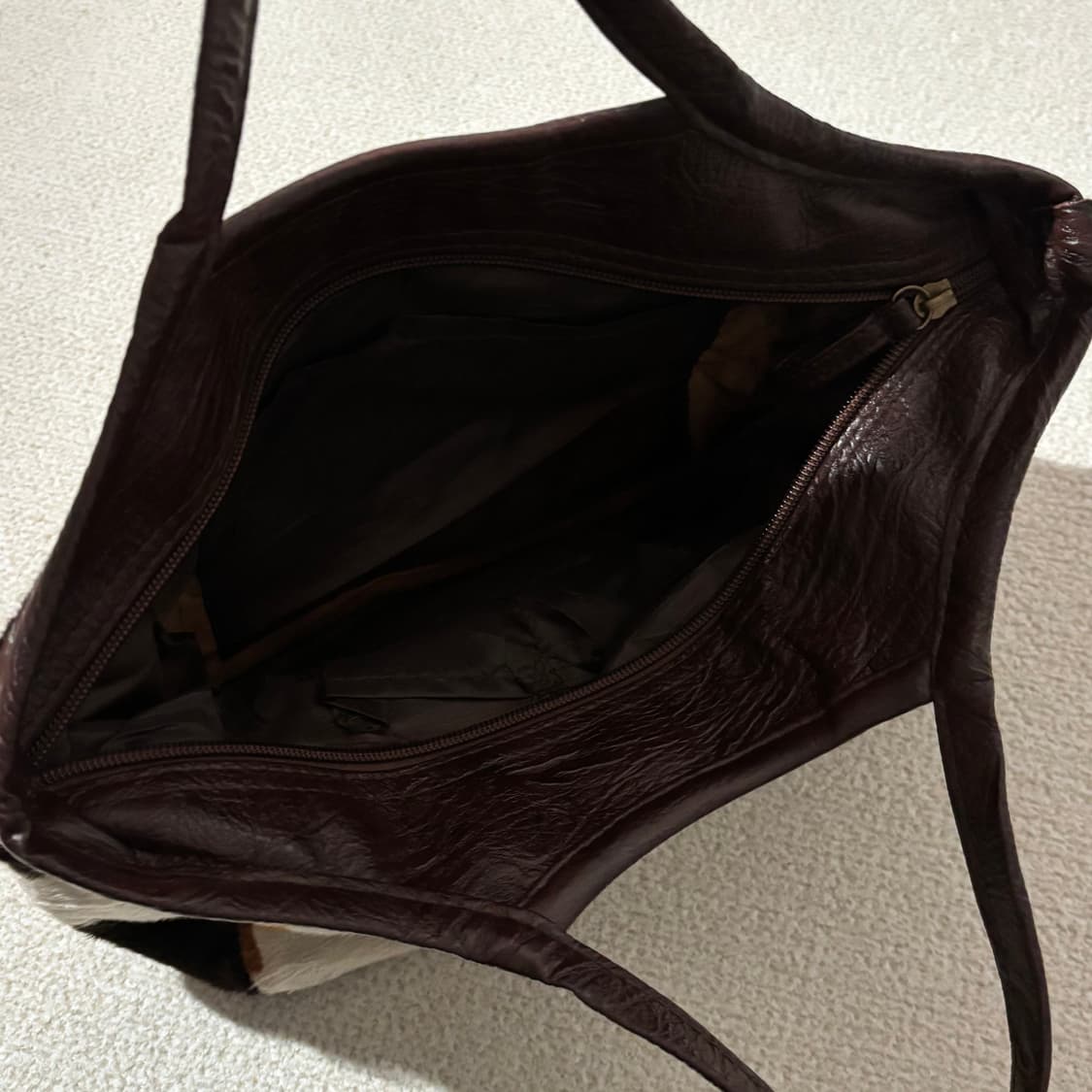 빈티지 갸루 y2k 카우 패턴 숄더백 상품이미지5