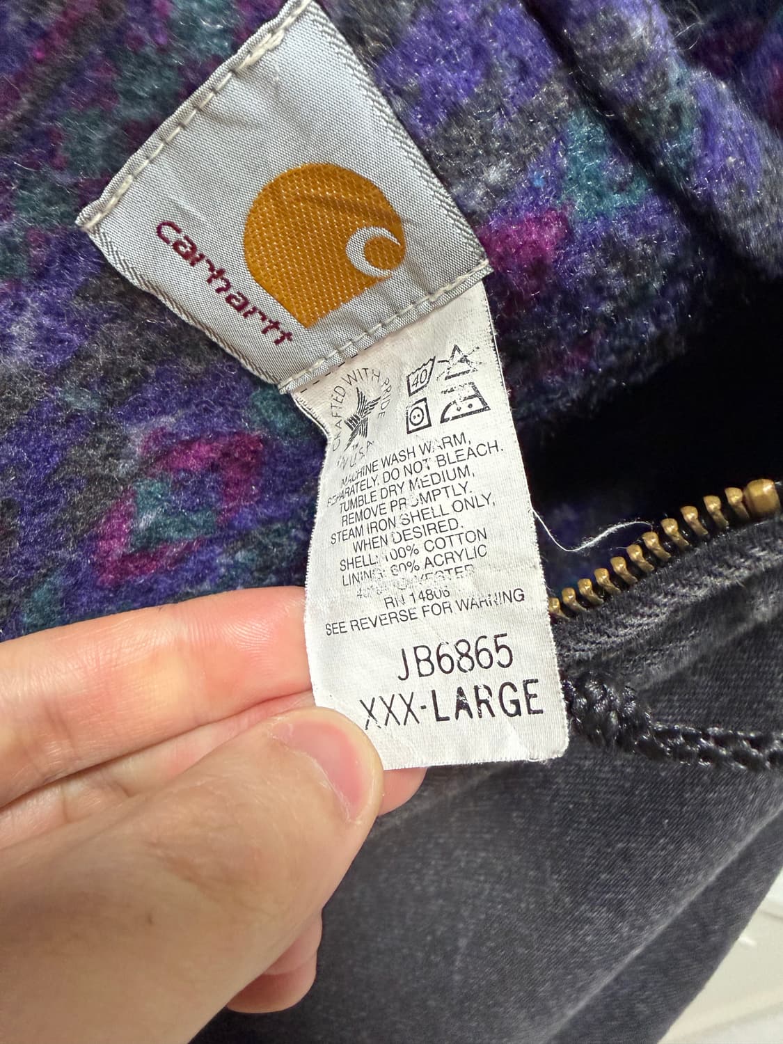 칼하트 액티브 자켓 이즈텍 나바호 3XL 상품이미지2