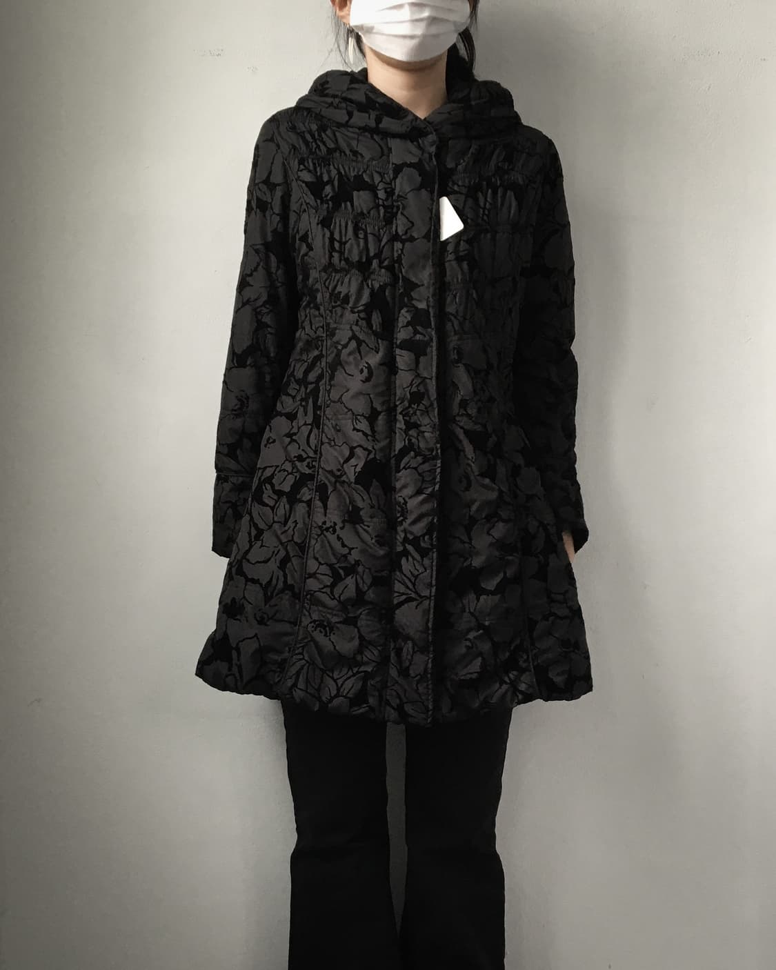 Pattern point high neck jacket 상품이미지1