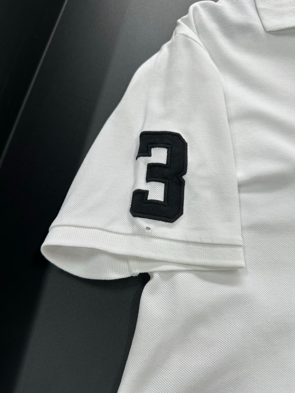 폴로랄프로렌 빅포니 넘버링 PK반팔티 화이트 상품이미지5