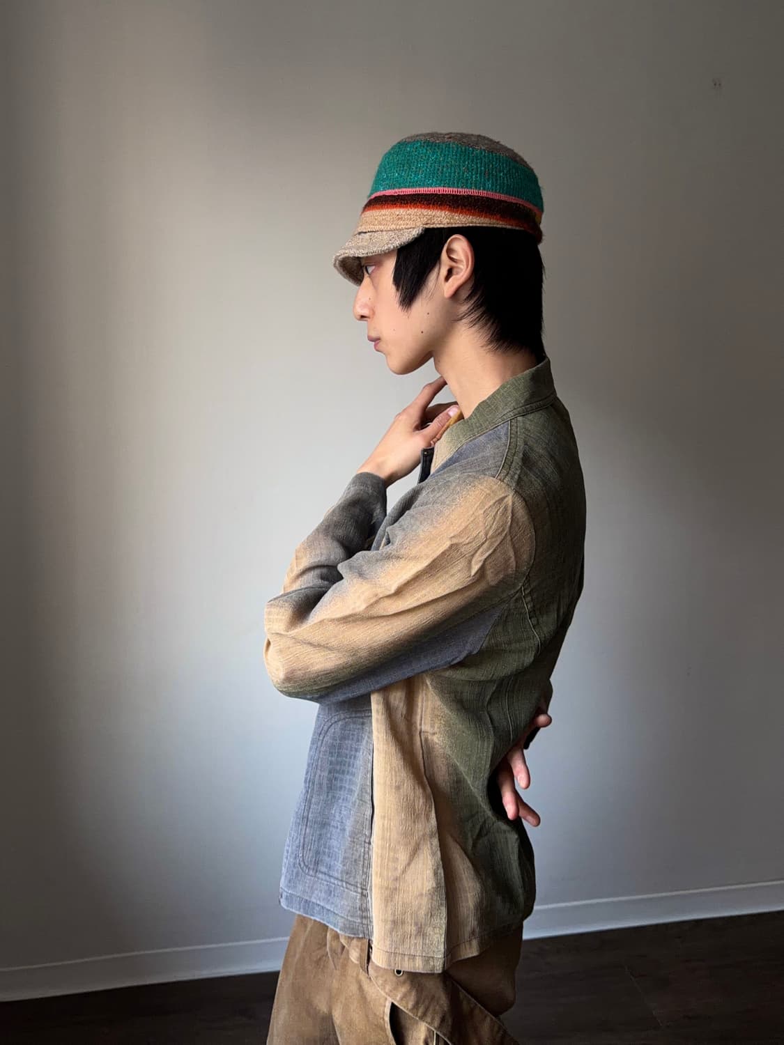 Grin Buddy 니팅 스트라이프 캡 상품이미지4