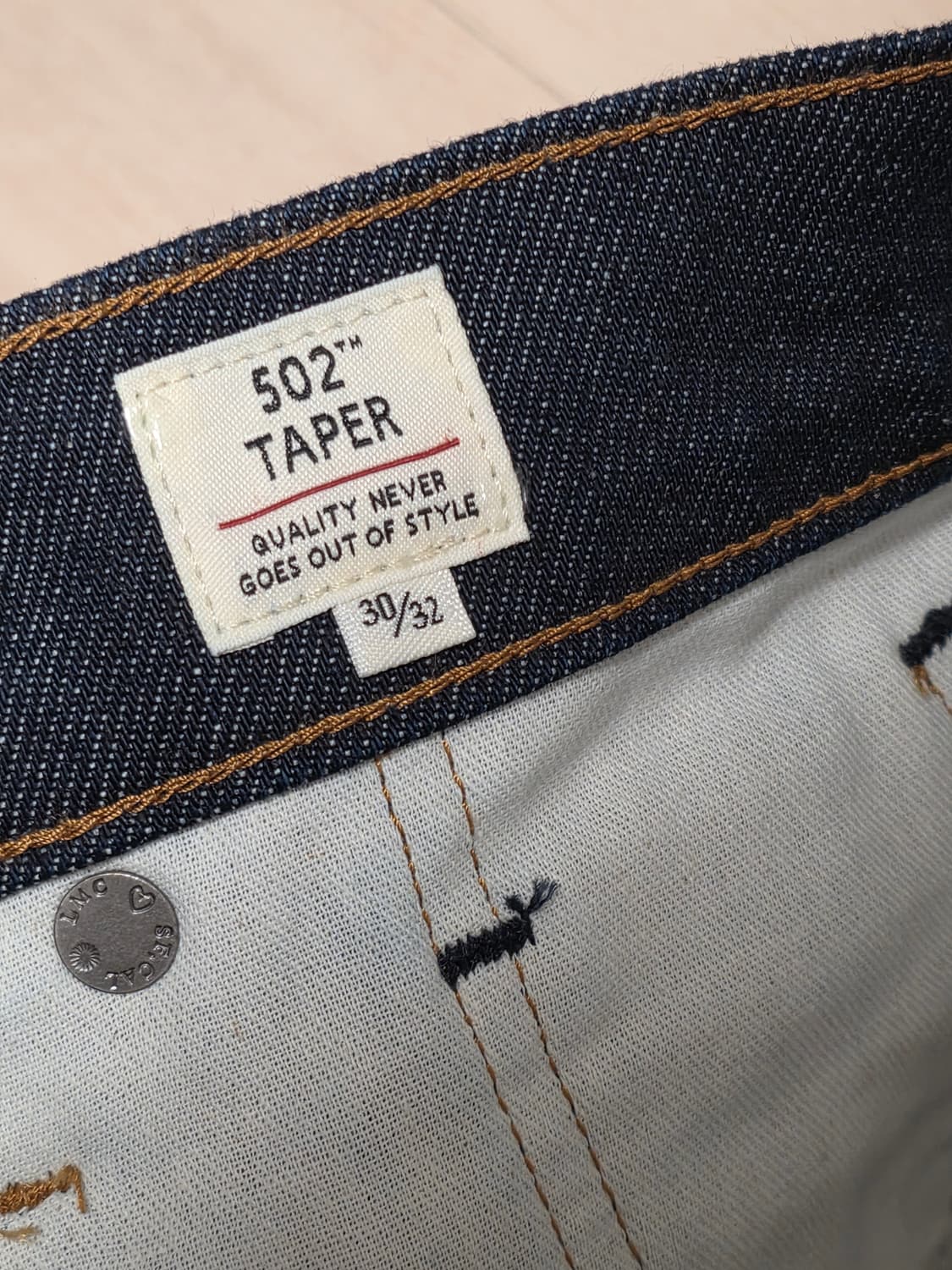 리바이스 블루탭 테이퍼드핏 30x32 상품이미지3