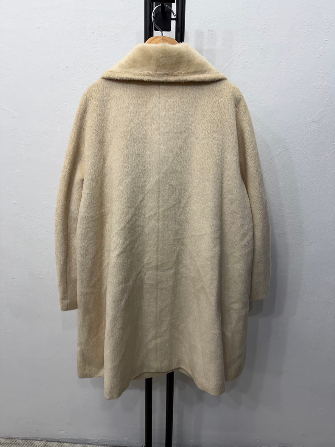 정품) 타임 루즈핏 양모 코트 아이보리 82 상품이미지4