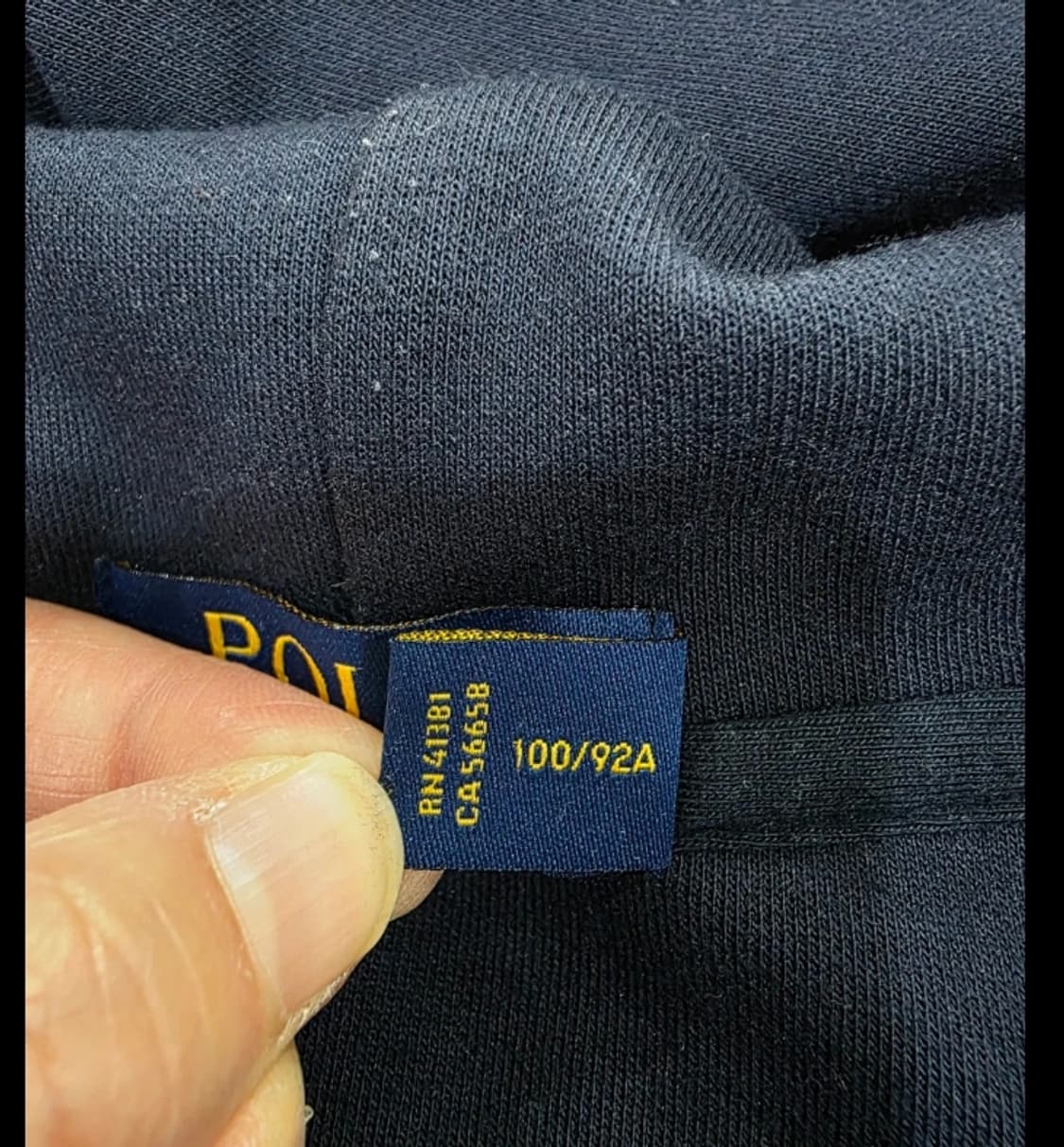 폴로 랄프로렌 네이비 후드티 95 신상 상품이미지5