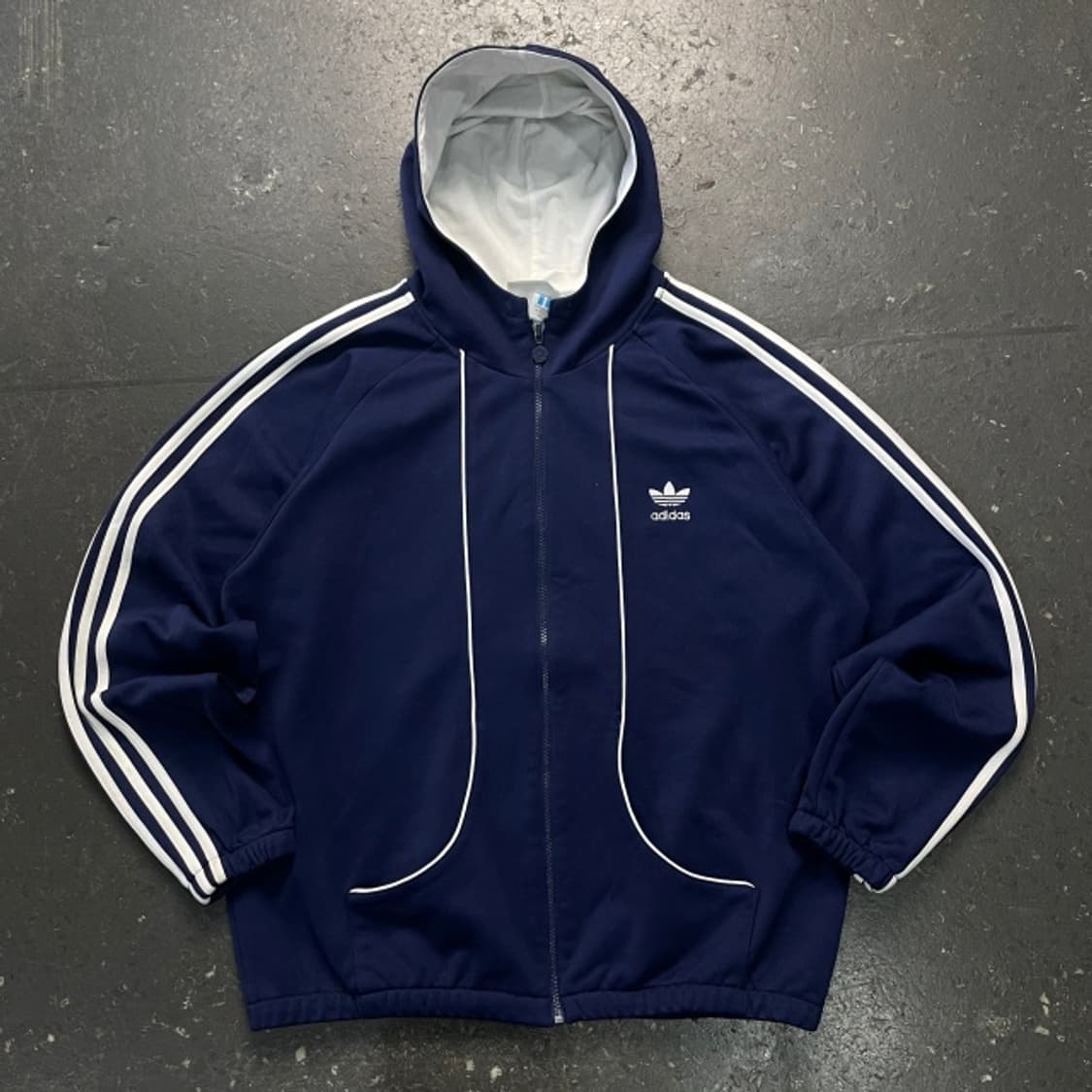 100 아디다스 올드스쿨 후드집업  상품이미지1