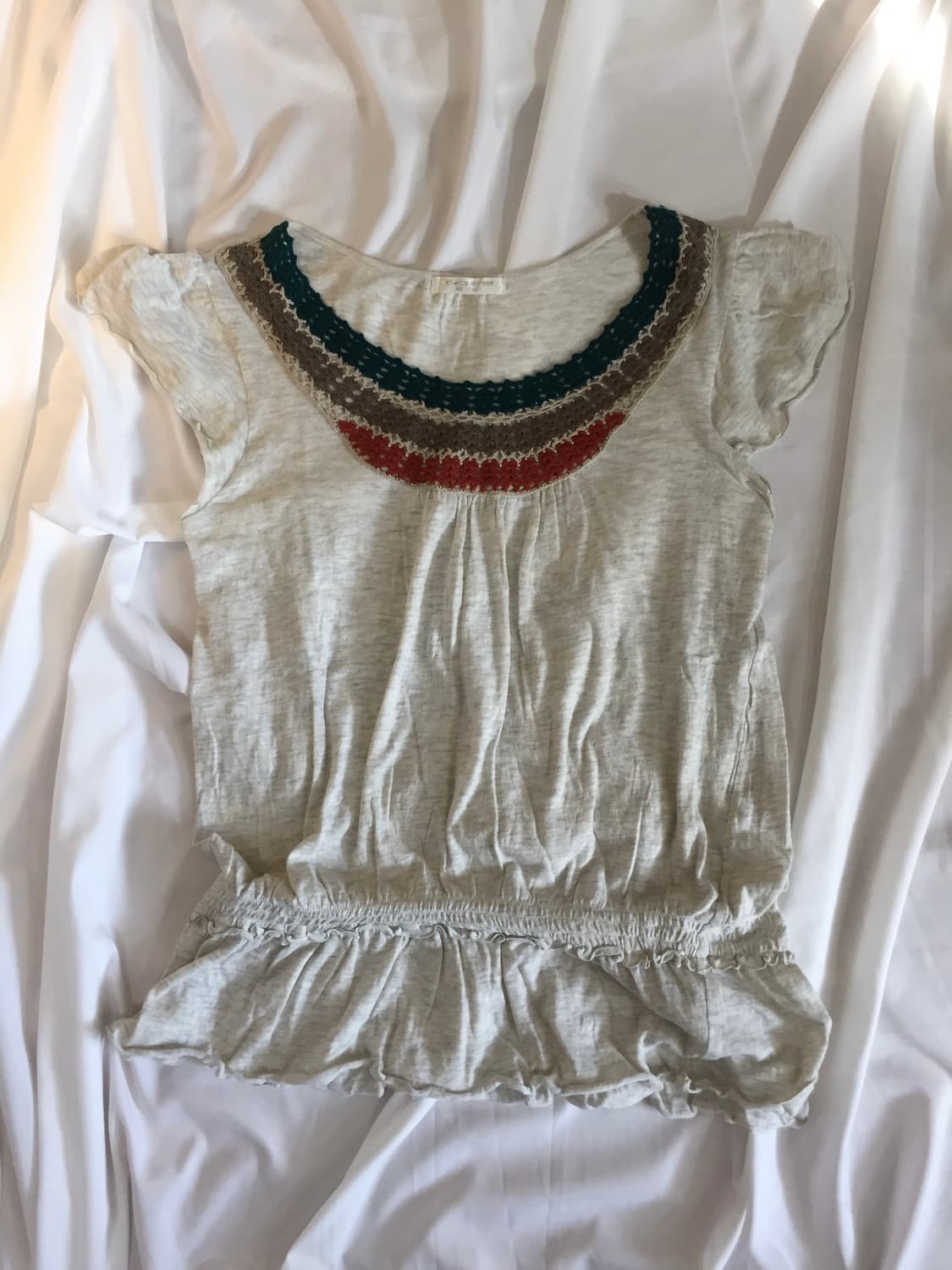 뜨개 디테일 탑 상품이미지1