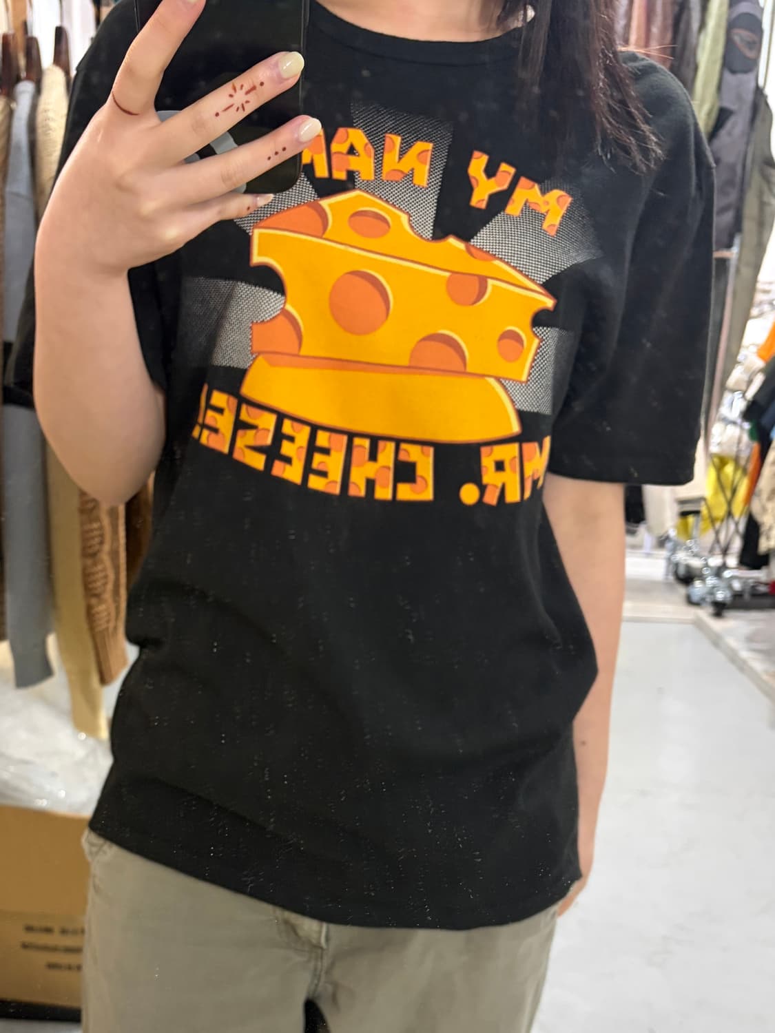 만원샵) 빈티지 반팔티 S C312 상품이미지2