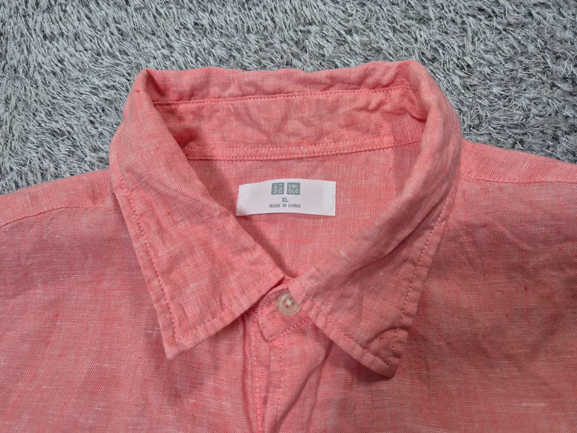 유니클로 남성 린넨 셔츠 XL 상품이미지3