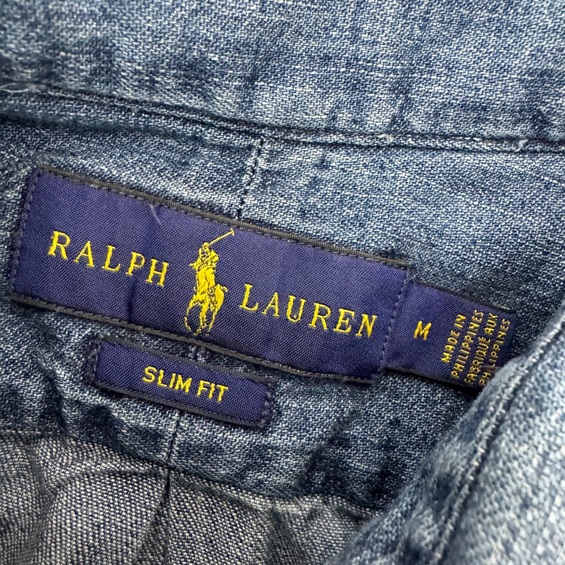 M 폴로 랄프로렌 슬림핏 데님 남방 셔츠 상품이미지6