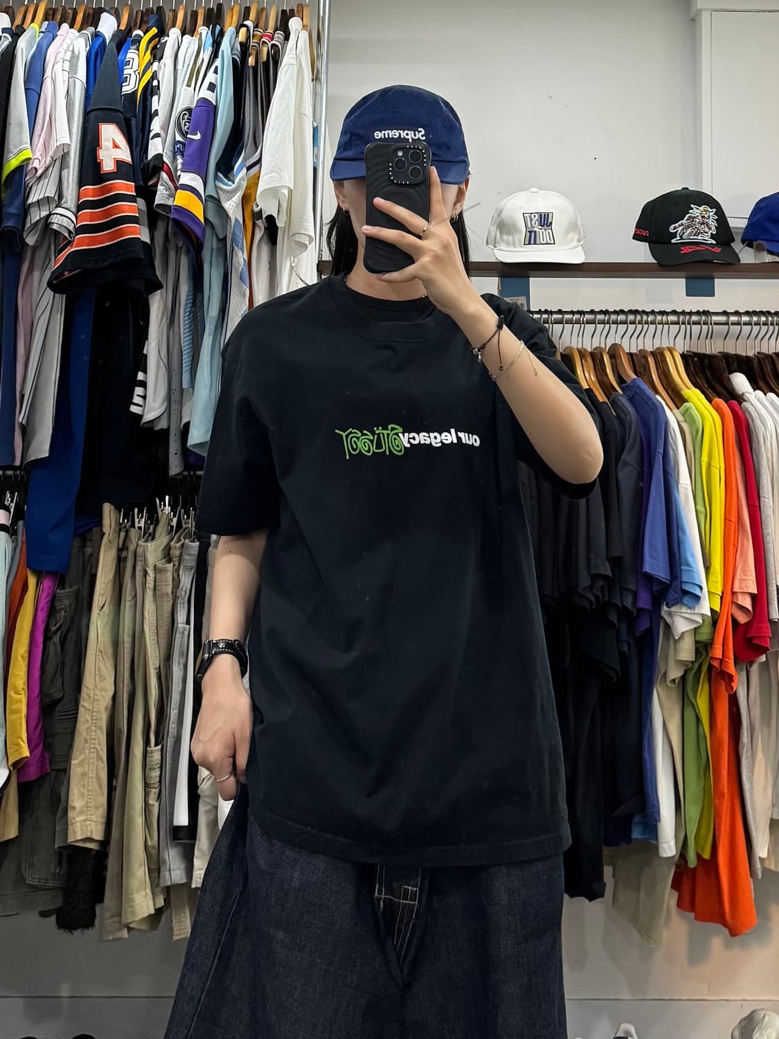 24AW 스투시 x 아워레가시 워크샵 스포츠 반팔 상품이미지4