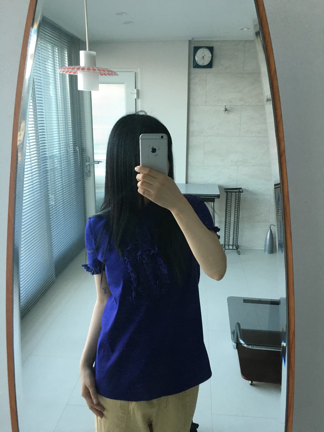 theory) ruffle front blouse 상품이미지3