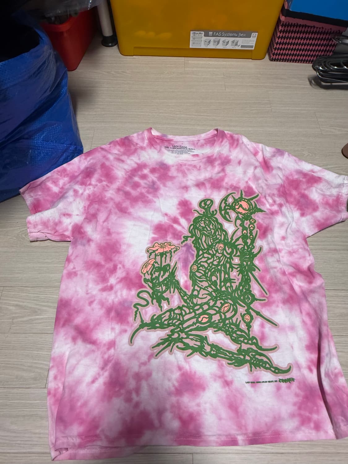 레이디가가 Chromatica Ball Tie Dye T-Shirt L 상품이미지3