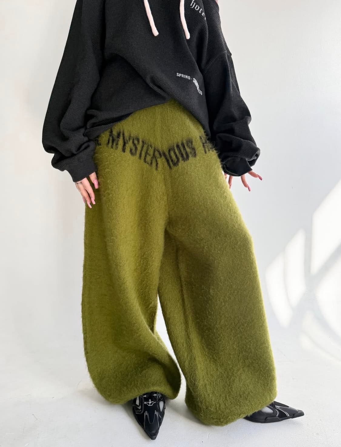 더미스테리어스호텔 니트팬츠 상품이미지2