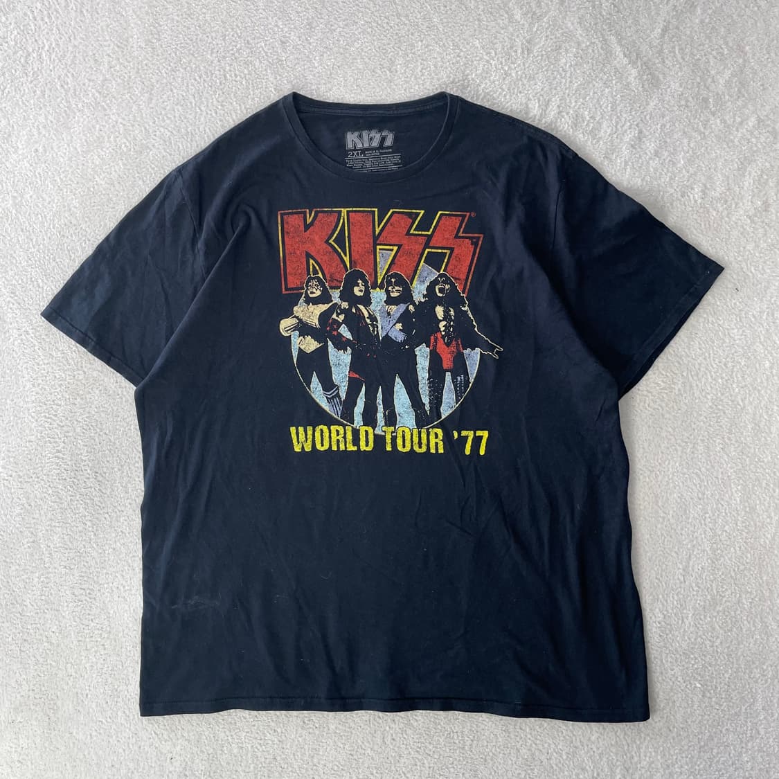 KISS 월드투어 프린팅 티셔츠 상품이미지1