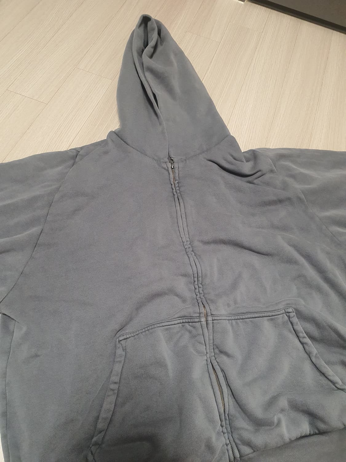[XL] 이지갭 후드집업 포에틱 그레이(끈없,H14) 상품이미지1