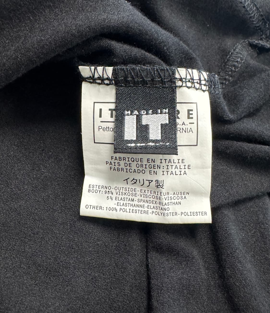 VERSACE JEANS COUTURE 베르사체 메두사 블랙 브이넥 티셔 상품이미지5