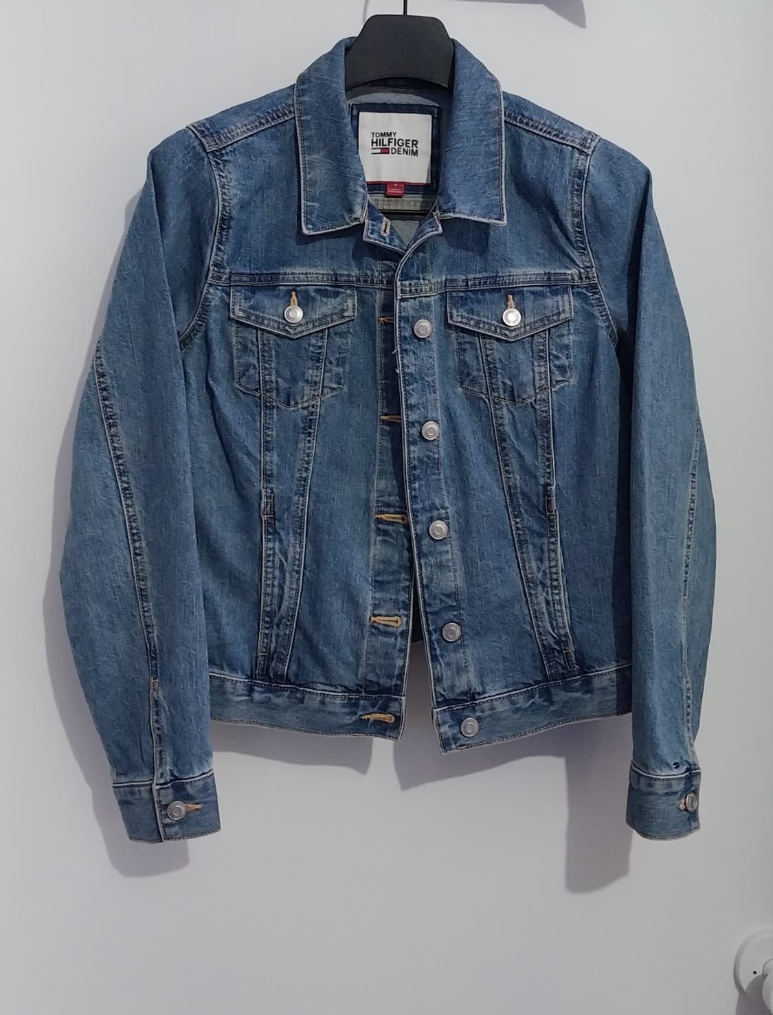 새상품)타미 여성 청자켓 M Tommy hilfiger 데님 자켓 상품이미지1