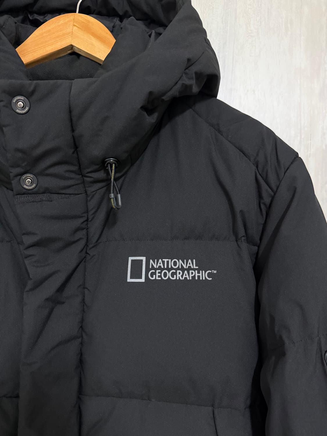 남성 100 / 내셔널지오그래픽 카이만3 롱패딩 블랙 상품이미지4