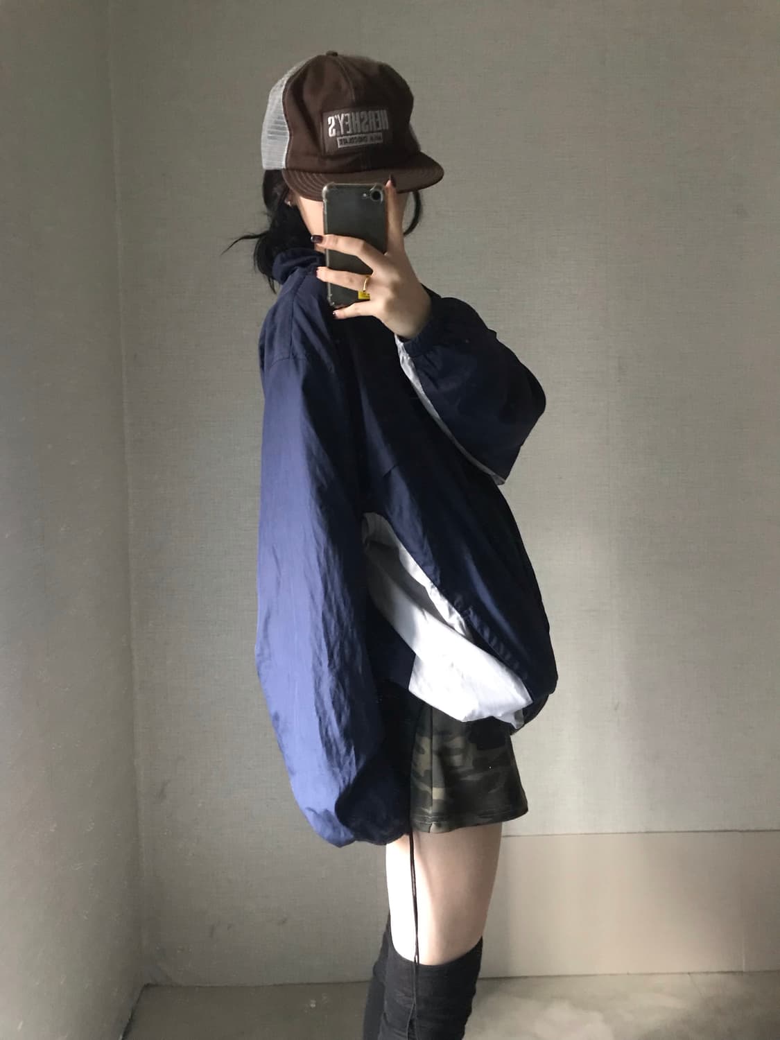 나이키 00s 네이비 바람막이 상품이미지3