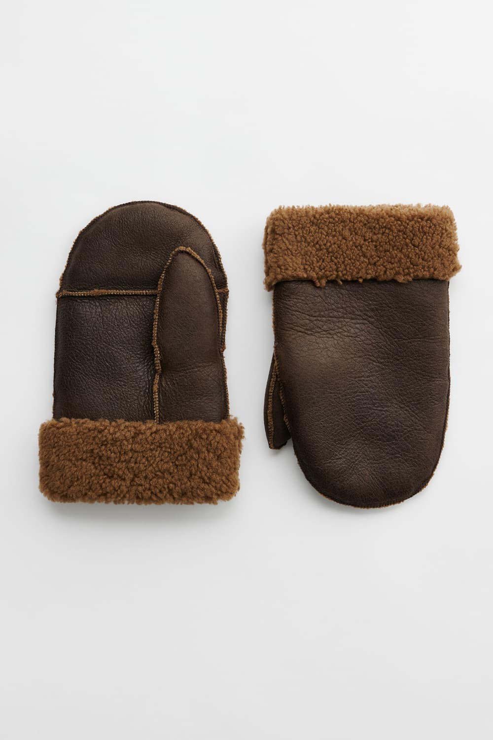 [S]아워레가시 MITTENS 시어링 레더 장갑 상품이미지2