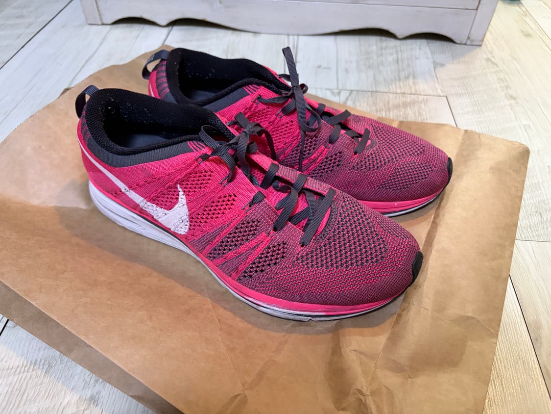 [280] 나이키 플라이니트 트레이너 핑크 상품이미지2