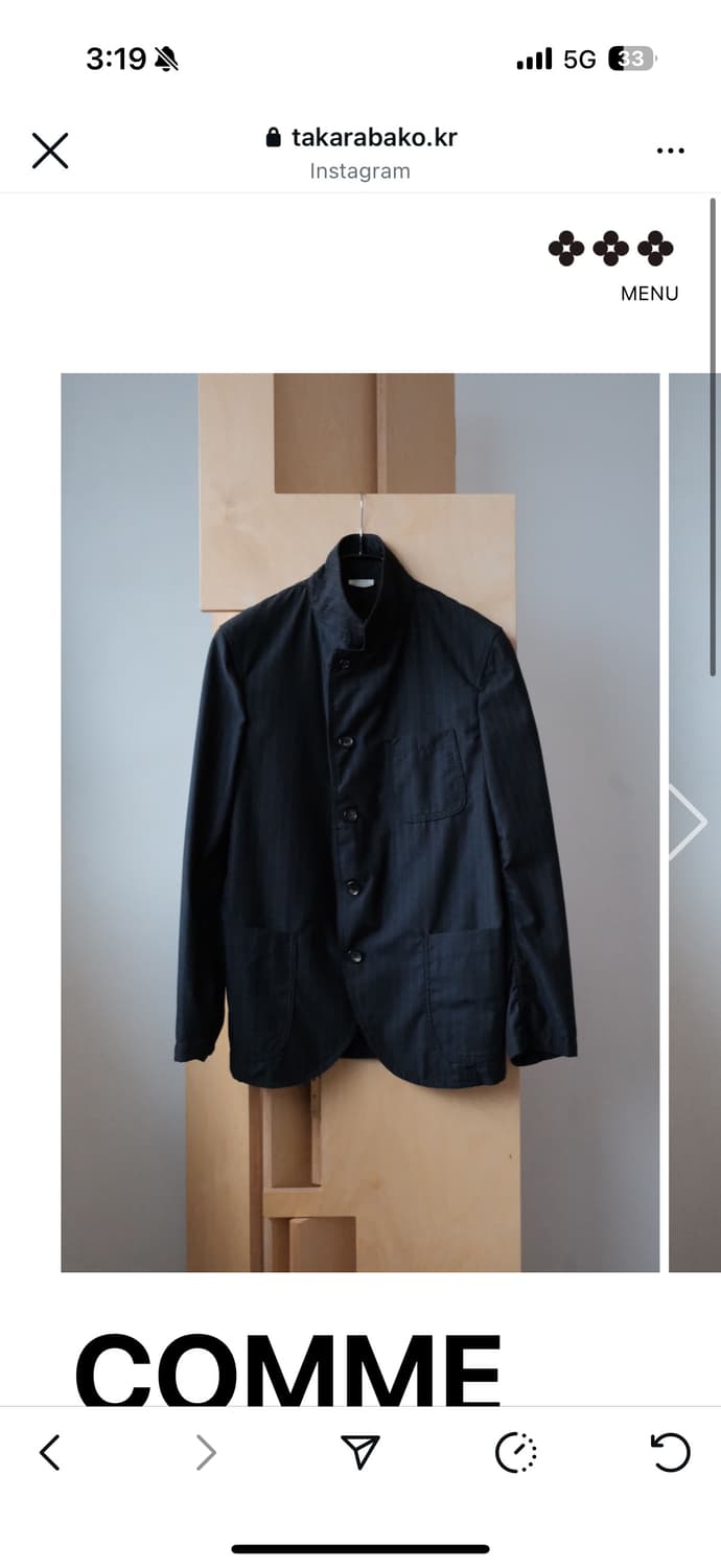 COMME des GARÇONS HOMME DEUX 2018 4B Str 상품이미지1