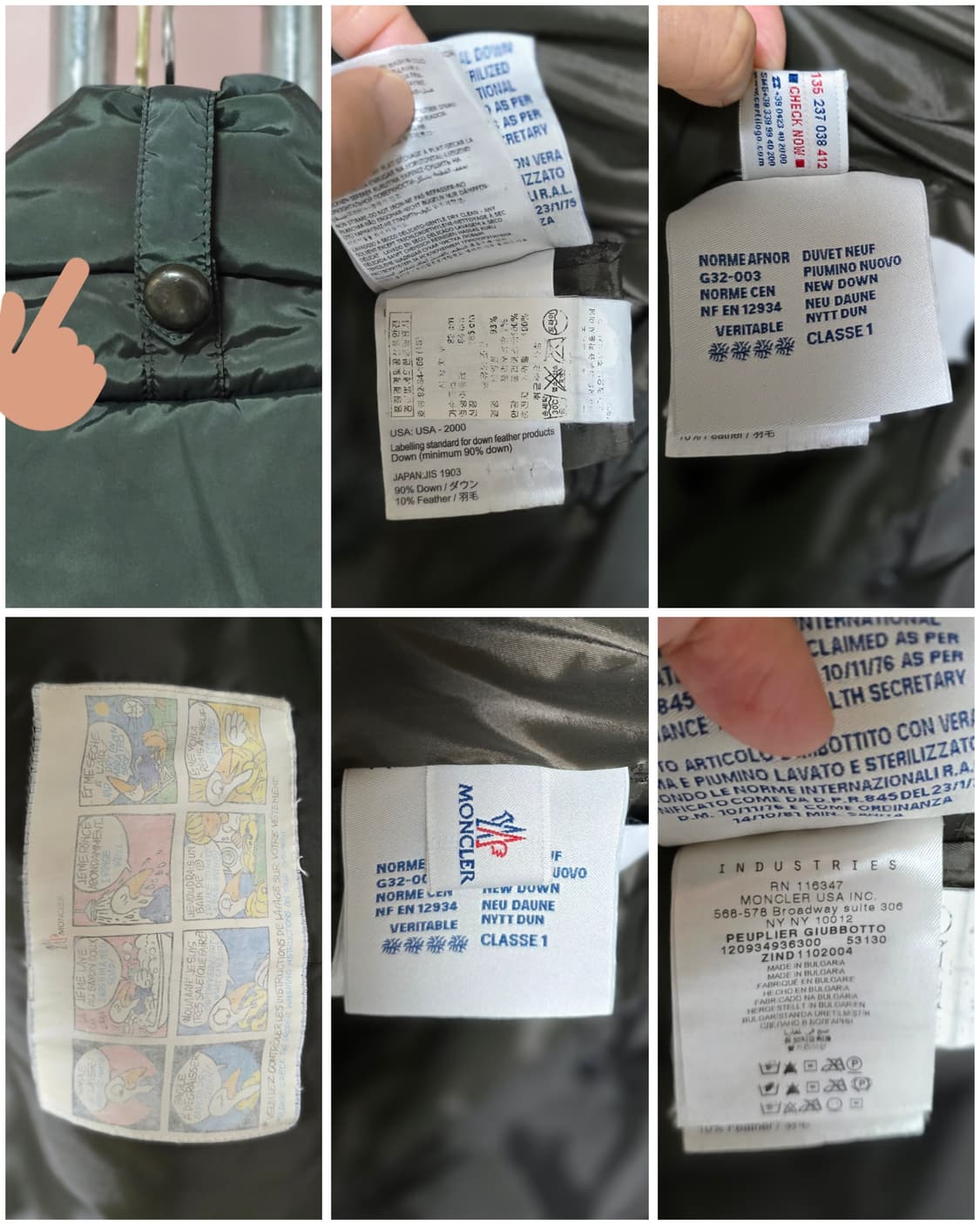 정품  몽클레어 패딩/여55~66 상품이미지3