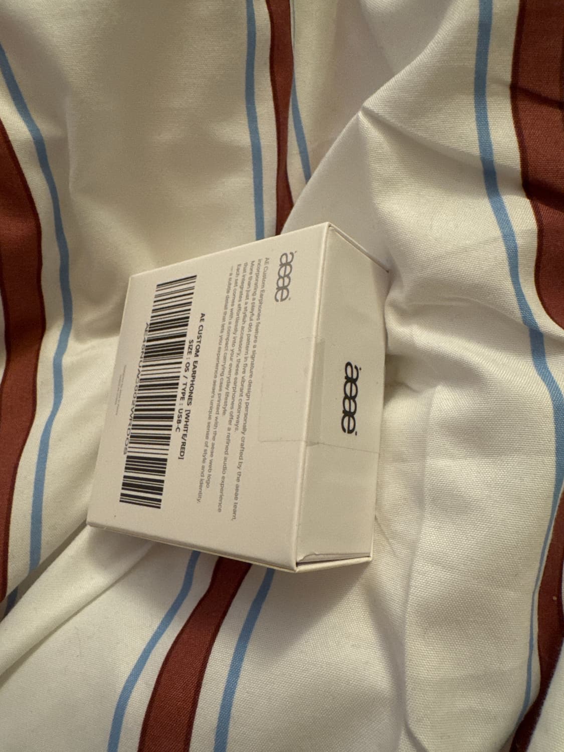 Aeae 이어폰 white/red  (미개봉) 상품이미지2