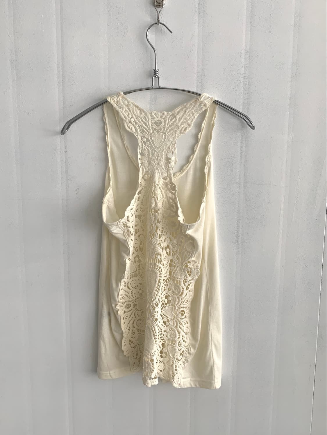 Ivory Crochet Back Point Sleeveless 상품이미지5