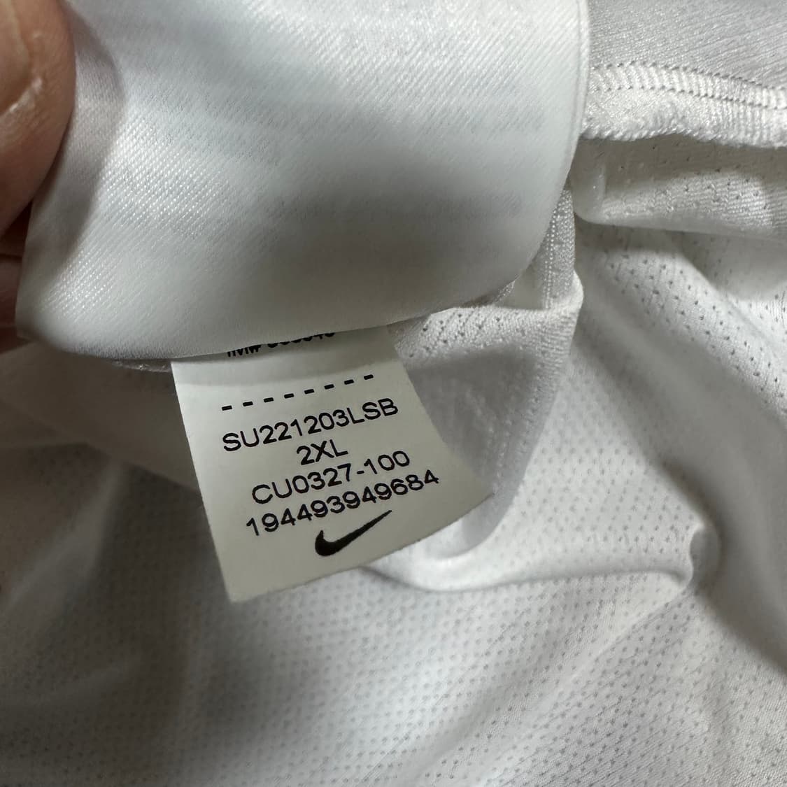 ✨ (바배) 나이키 드라이핏 화이트 반팔티 상품이미지4