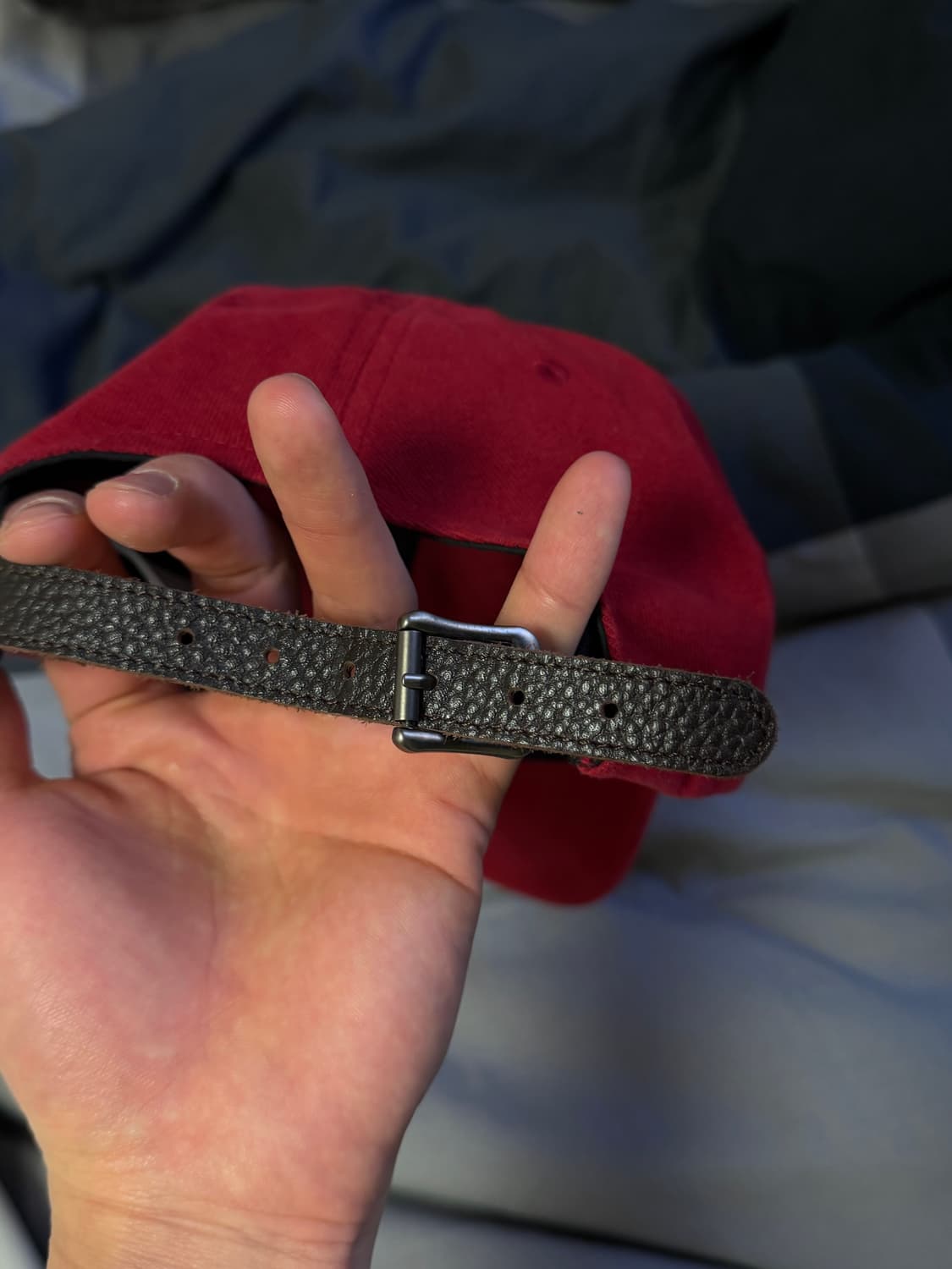 애프터프레이 레터링 레드 볼캡 상품이미지4