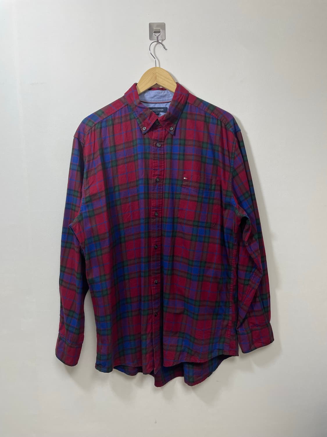 타미힐피거 체크 셔츠 XL - S62 상품이미지1