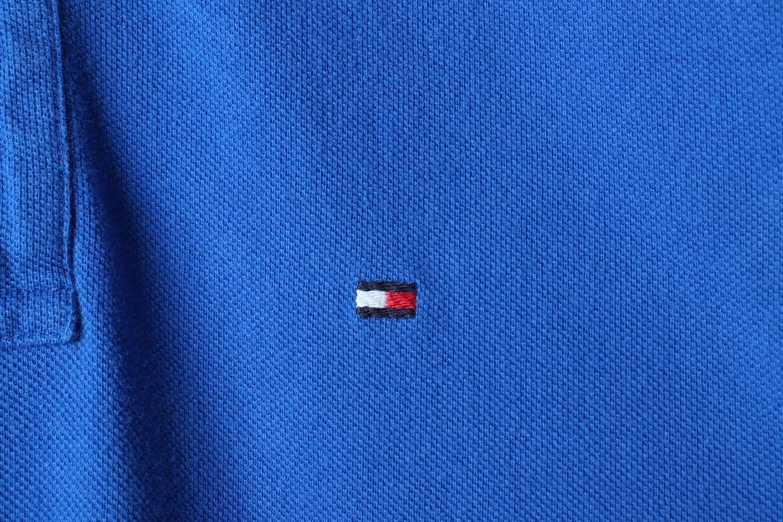 (L-XL) 타미힐피거 반팔 카라 티셔츠 스트라이프 블루-H30289 상품이미지5