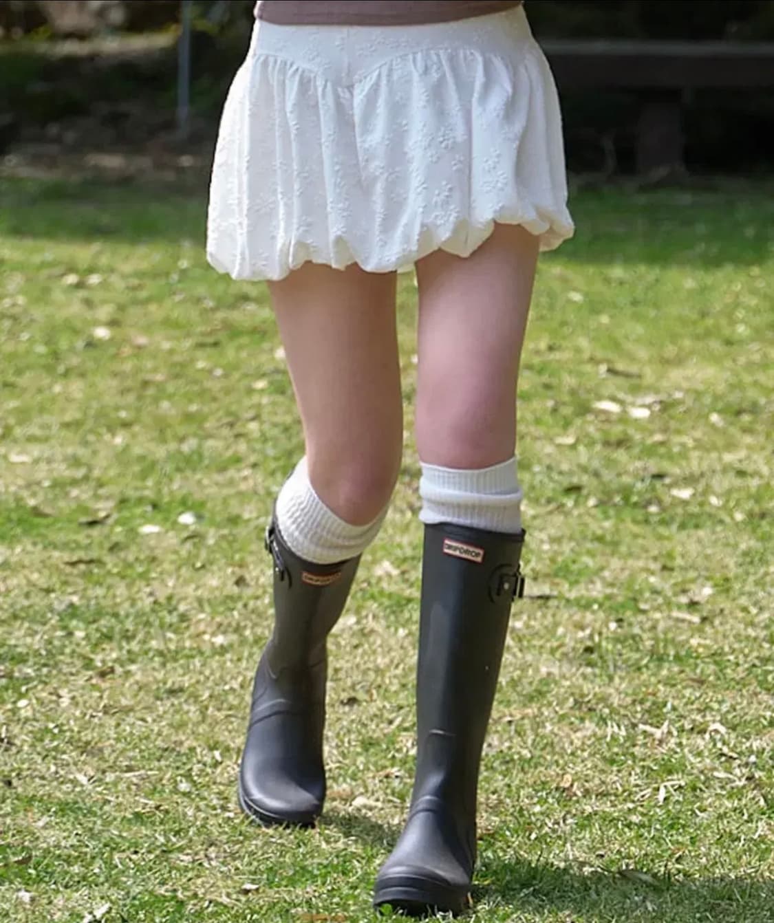 레터프롬문 플라워 벌룬 펌킨 미니스커트 M 상품이미지2