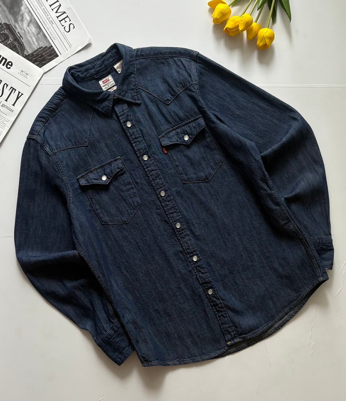 Levi's 리바이스 데님 웨스턴 셔츠 상품이미지1