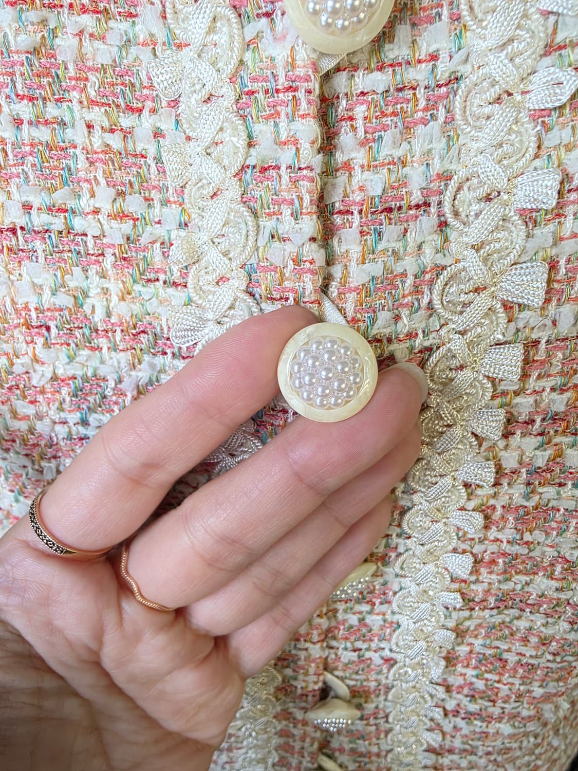 부클 트위드 자켓 상품이미지5